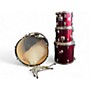 Used Percussion Plus 4 Piece 4-PIECE KIT Candy Apple Red Drum Kit Candy Apple Red