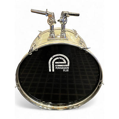 Used Percussion Plus 4 Piece Beginner Classic White Drum Kit