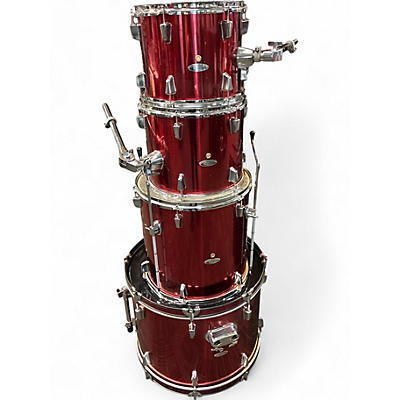 Used Percussion Plus 4 Piece Drum Misc RED Drum Kit