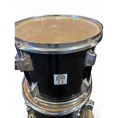 Used Percussion Plus 4 Piece  SHELL PACK Black Drum Kit