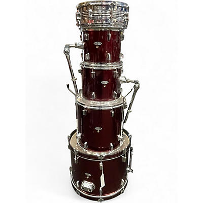 Used Percussion Plus 5 Piece 5 piece Red Drum Kit