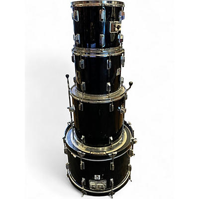 Used Percussion Plus 5 Piece 5 piece  black Drum Kit