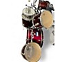 Used Percussion Plus 5 Piece 5 piece red Drum Kit red
