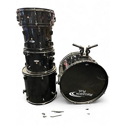 Used Percussion Plus 5 Piece PP4200BK Black Drum Kit