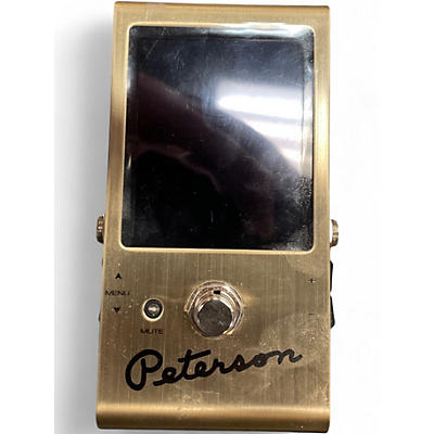 Used Peterson  75th Anniversary Gold Tuner  Tuner Pedal