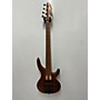 Used Used Petrounov Custom Double Cut Natural Mahogany Electric Bass Guitar Natural Mahogany