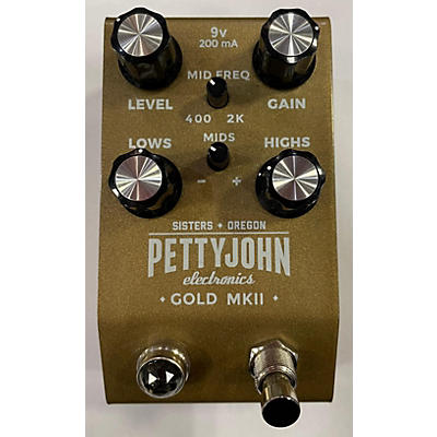 Pettyjohn Electronics Used Pettyjohn Electronics Gold MKII Overdrive Effect Pedal