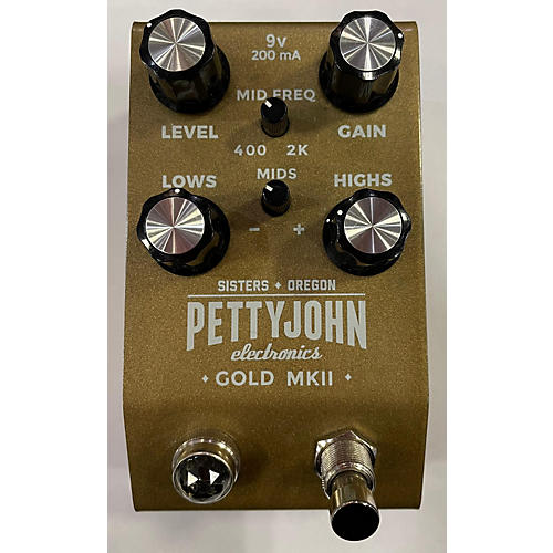 Pettyjohn Electronics Used Pettyjohn Electronics Gold MKII Overdrive Effect Pedal