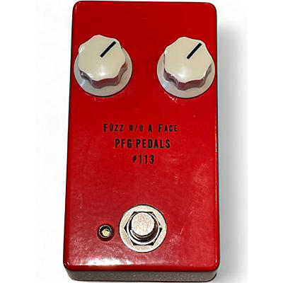 Used Pfg Pedals FUZZ W/O A FACE Effect Pedal