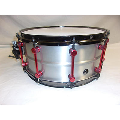 Used Phoenix Drums 6X14 Red Hawk Drum Aluminum