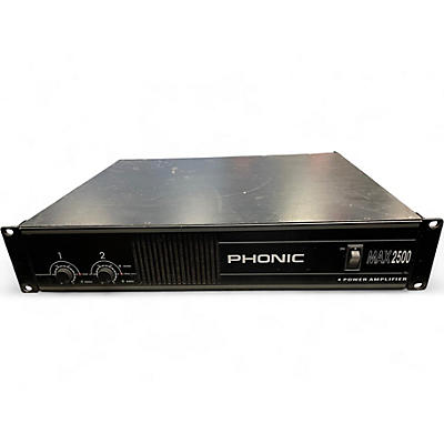Used Phonic MAX 2500 Power Amp