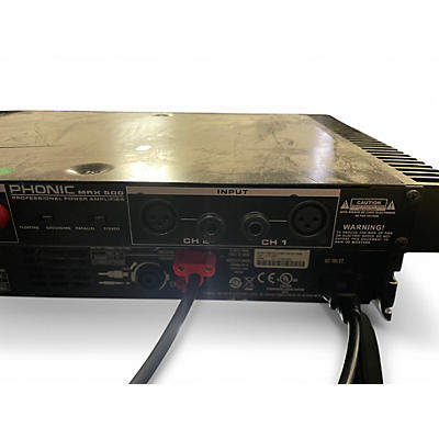 Used Phonic Max 500 Power Amp