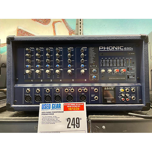 Phonic Used Phonic Powerpod630r Powered Mixer