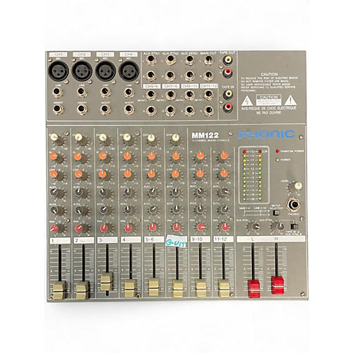 Used Phonic mm122 Unpowered Mixer