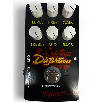 Used Pigtone ABSOLUTE DISTORTION Effect Pedal