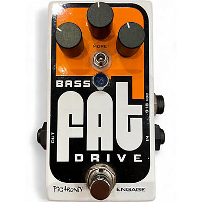 Used Pigtronix Bass Fat Drive Bass Effect Pedal