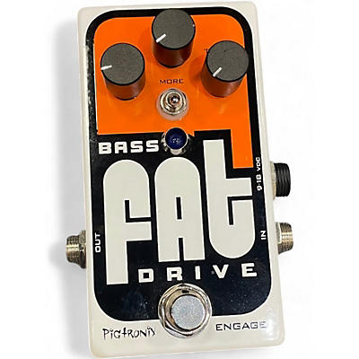 Used Pigtronix Bass Fat Drive Bass Effect Pedal