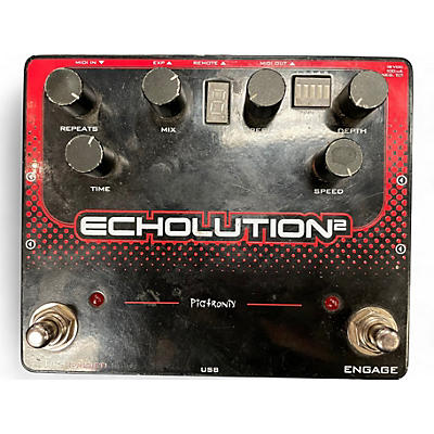 Used Pigtronix Echolution Analog Delay Effect Pedal
