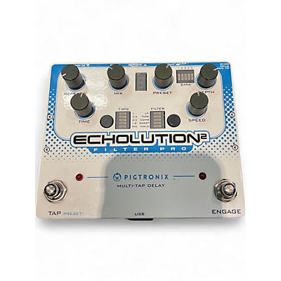 Used Pigtronix Echolution Analog Delay Effect Pedal
