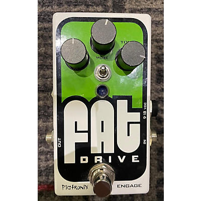 Used Pigtronix Fat Drive Tube Sound Overdrive Effect Pedal