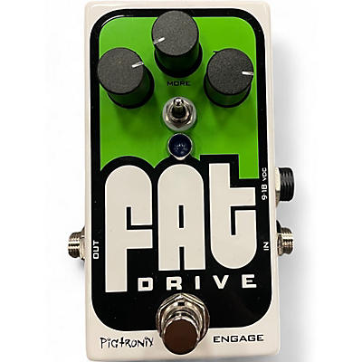 Used Pigtronix Fat Drive Tube Sound Overdrive Effect Pedal