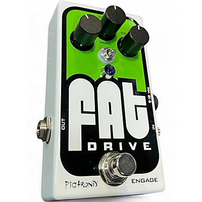 Used Pigtronix Fat Drive Tube Sound Overdrive Effect Pedal