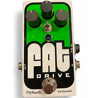 Used Pigtronix Fat Drive Tube Sound Overdrive Effect Pedal