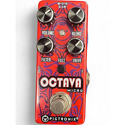 Used Pigtronix Octava Micro Effect Pedal