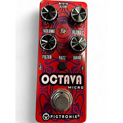 Used Pigtronix Octava Micro Octave Fuzz Effect Pedal