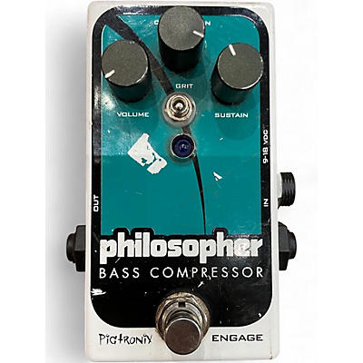 Used Pigtronix Philosopher Bass Compressor Bass Effect Pedal