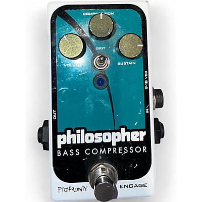 Used Pigtronix Philosopher Bass Compressor Bass Effect Pedal