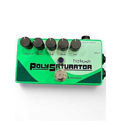 Used Pigtronix Polysaturator Overdrive Effect Pedal