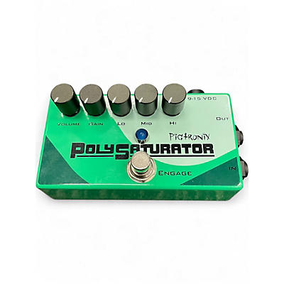 Used Pigtronix Polysaturator Overdrive Effect Pedal