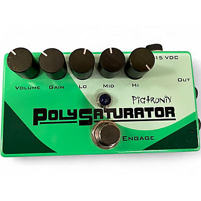 Used Pigtronix Polysaturator Overdrive Effect Pedal