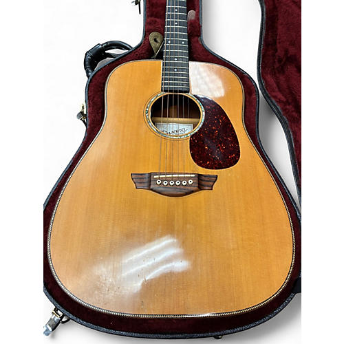 Used Pimental 6-m Dreadnought Natural Acoustic Electric Guitar Natural