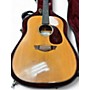 Used Pimental 6-m Dreadnought Natural Acoustic Electric Guitar Natural
