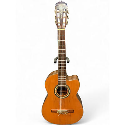 Used Pimental Of Albuquerque W-1S Concert Cut Away Natural Classical Acoustic Guitar