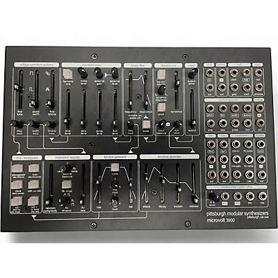 Used Pittsburgh Modular Synthesizers Microvolt 3900 Semi-Modular Monophonic Analog Synthesizer 20 Synthesizer