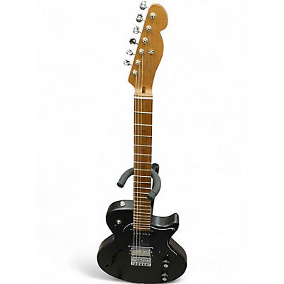 Used Pjd Carey Standard Satin Black Hollow Body Electric Guitar