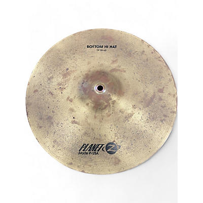 Used Planet Z 14in hi hat bottom Cymbal