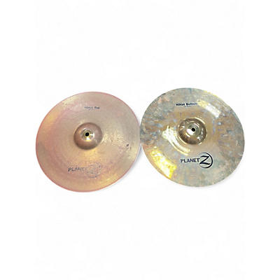 Used Planet Z 14in hi-hat pair Cymbal
