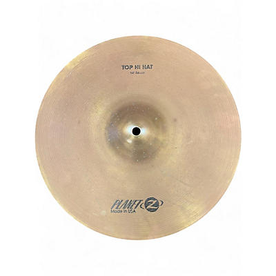 Used Planet Z 14in hi hat top Cymbal