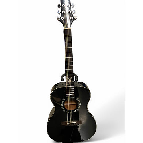 Used Playboy PBE-AC1 Black Acoustic Guitar Black