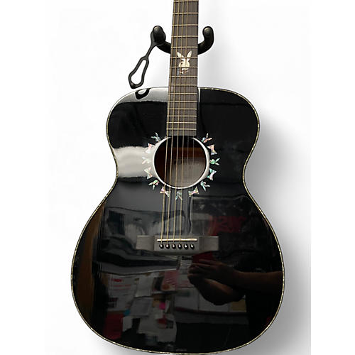Used Playboy Playboy Custom Black Acoustic Guitar Black