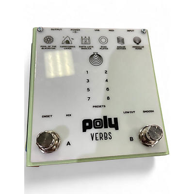 Used Poly Effects VERBS Effect Pedal