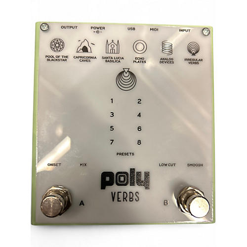 Used Poly Effects Verbs Effect Pedal