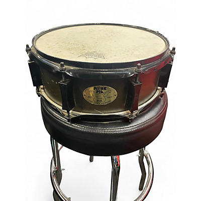 Used Pork Pie 12X4 Little Squealer Snare Brown Drum