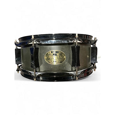 Used Pork Pie 12X4 Little Squealer Snare Satin Black Drum