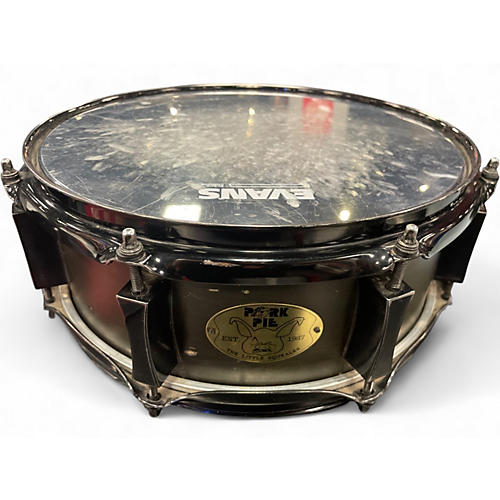Used Pork Pie 12X5 Little Squealer Snare Black Drum Black 183