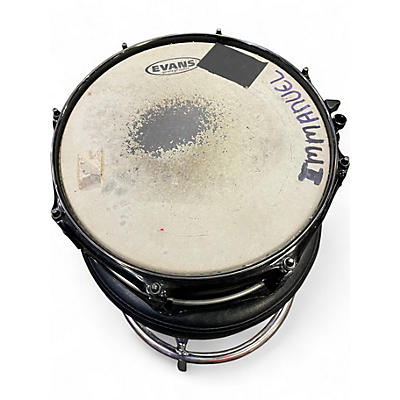 Used Pork Pie 12X5 Little Squealer Snare Trans Black Drum